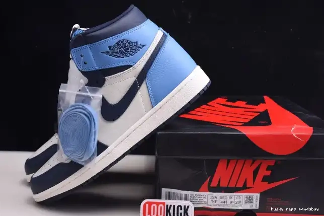 Cheap Husky Jordan Obsidian Air 555088-140 High Retro 1 OG 0617